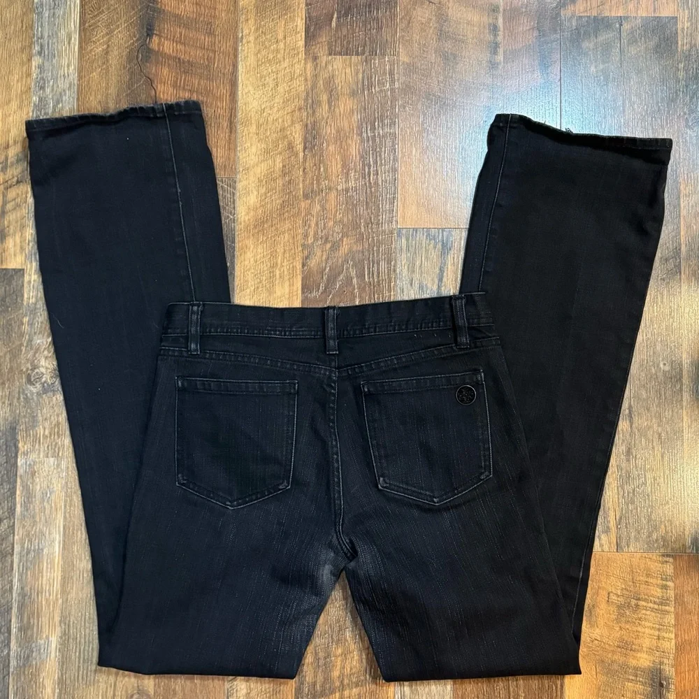 Tory Burch The Classic Tory Jean Boot Cut Black Size 28